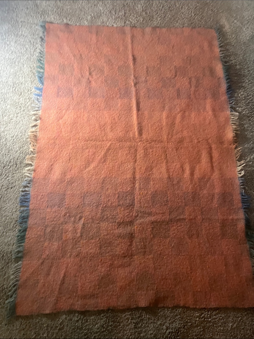 Avoca Handweavers Wool Throw Hand Woven Vintage